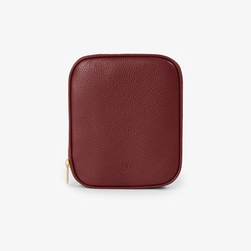 Cable Pocket - Burgundy/Gold