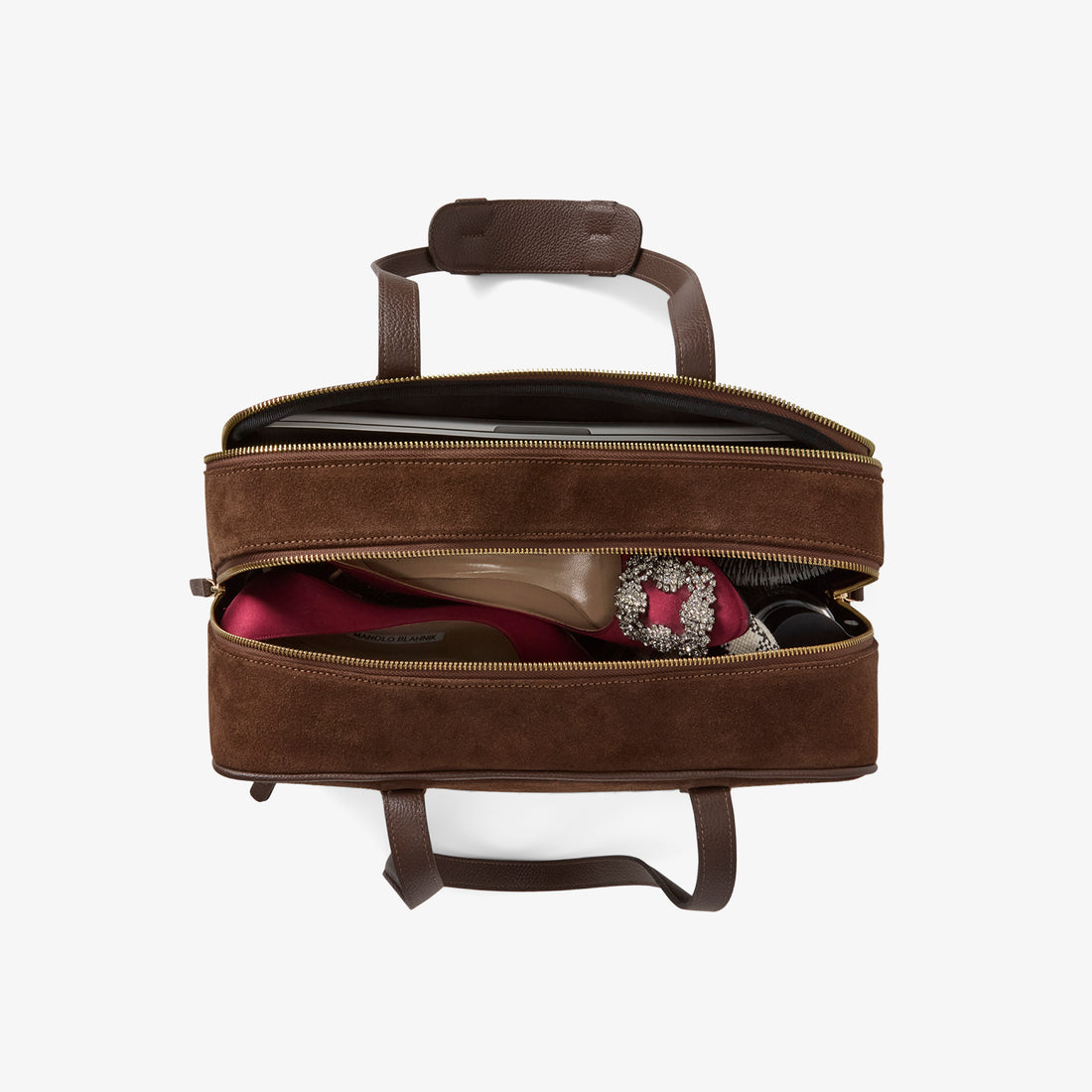 12 Hour Duffel Bag - Mocha/Gold